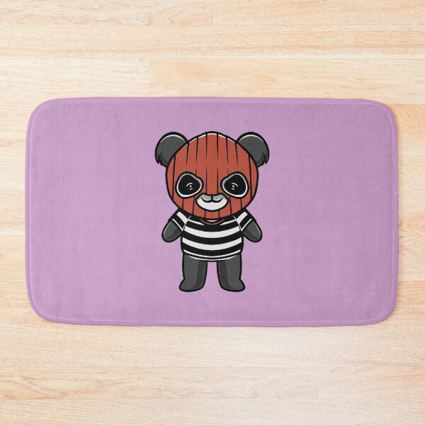Item preview, Cute panda with criminal costume cartoon illustration designed and sold by cubbone.