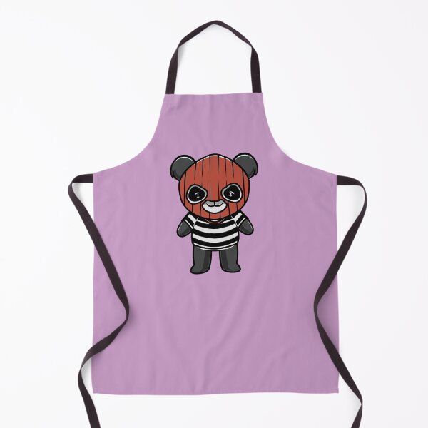 Item preview, Cute panda with criminal costume cartoon illustration designed and sold by cubbone.