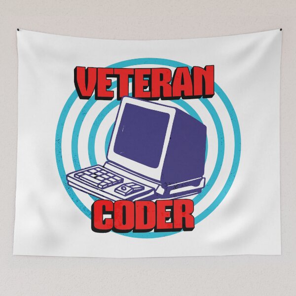 Item preview, A Veteran Coder designed and sold by CyberYogi.