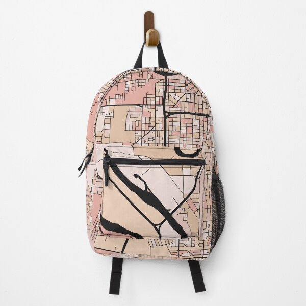Item preview, Montgomery Map Pattern in Soft Pink Pastels designed and sold by PatternMaps.