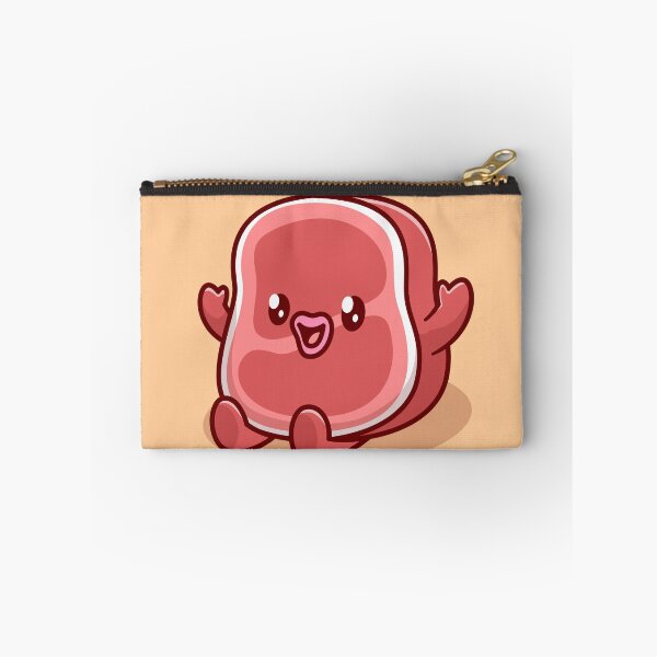 Item preview, Adorable Beef Steak Cartoon Vector Icon designed and sold by hjian8219.