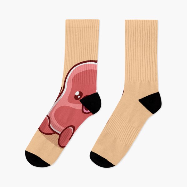 Item preview, Adorable Beef Steak Cartoon Vector Icon designed and sold by hjian8219.