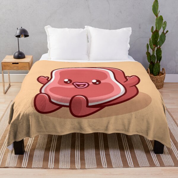 Item preview, Adorable Beef Steak Cartoon Vector Icon designed and sold by hjian8219.