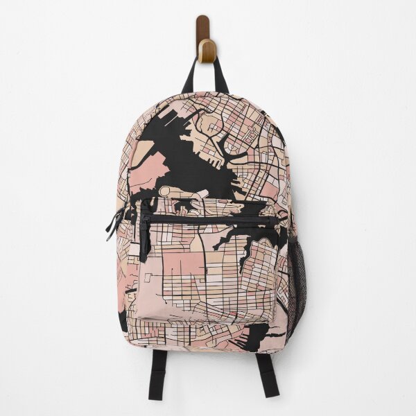 Item preview, Norfolk Map Pattern in Soft Pink Pastels designed and sold by PatternMaps.