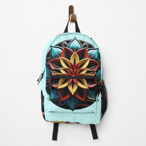 Item preview, Badge - Radiant Petal Mandala designed and sold by ART-VUVULE.