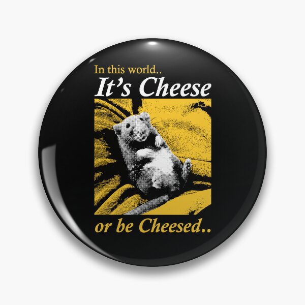 Item preview, It's Cheese or Be Cheesed Rat designed and sold by VintageMedatsu.