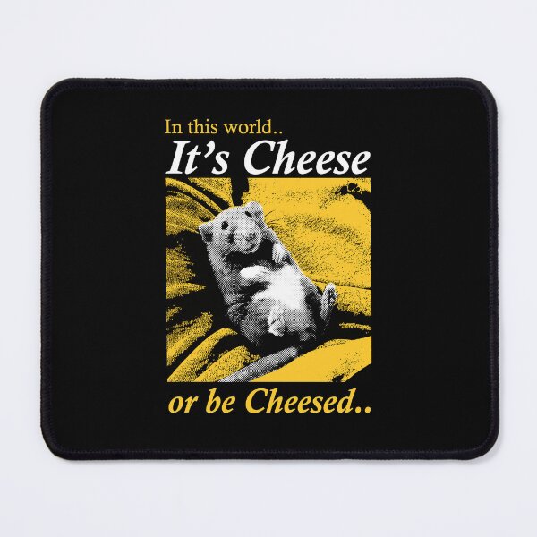 Item preview, It's Cheese or Be Cheesed Rat designed and sold by VintageMedatsu.