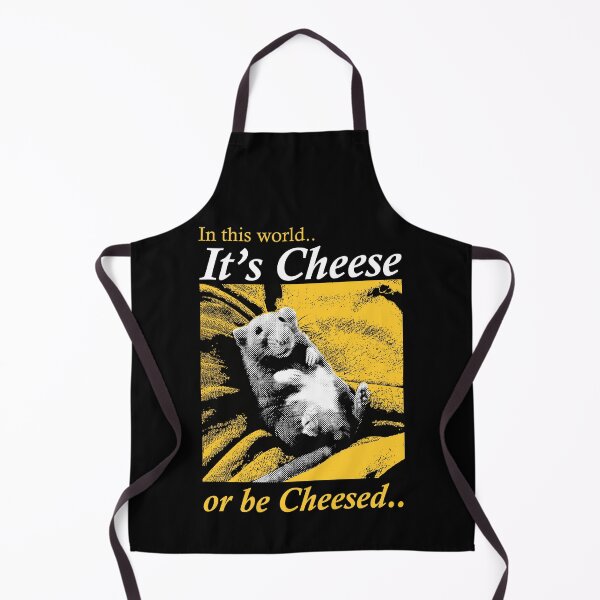 Item preview, It's Cheese or Be Cheesed Rat designed and sold by VintageMedatsu.