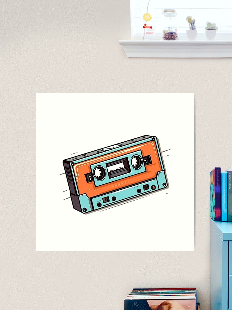 Retro Cassette Tape Design Old School Mix Digital Art by Funny4You - Pixels