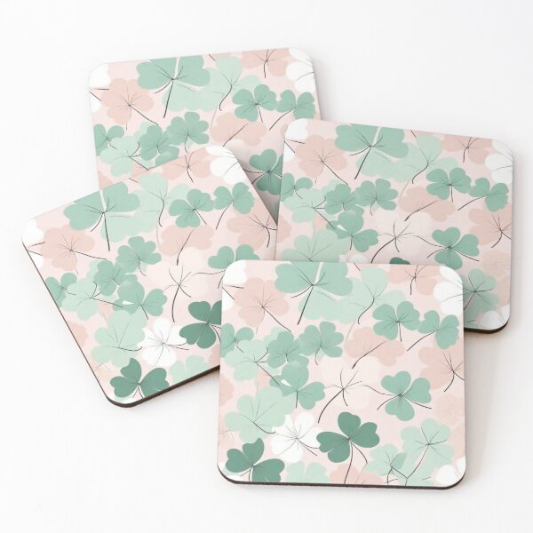Item preview, Lustful Four Leaf Clover Pattern Design Template 004 designed and sold by Alexis Art Collection.