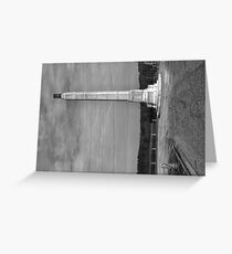 Jordan Dam Lighthouse Greeting Card