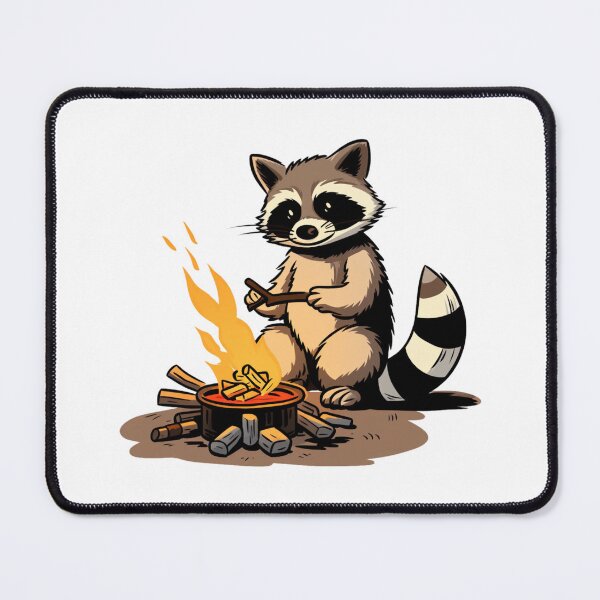 Item preview, Campfire racoon designed and sold by PawelNature.