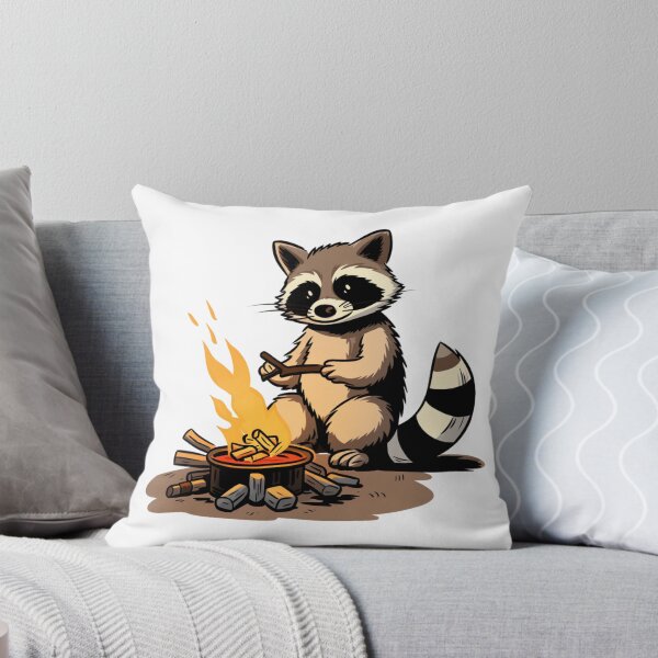 Item preview, Campfire racoon designed and sold by PawelNature.
