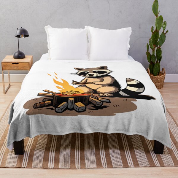 Item preview, Campfire racoon designed and sold by PawelNature.