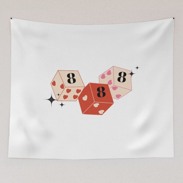 Item preview, Dice Angel Numbers 888 designed and sold by MystiqueButique.