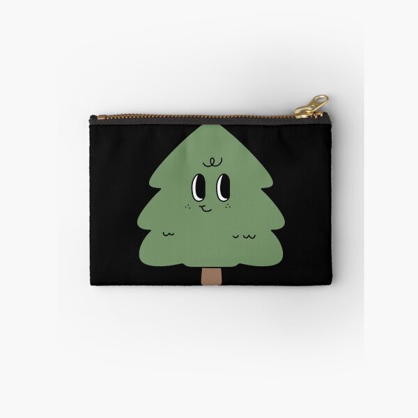 Item preview, christmas tree groovy retro cute kawaii smiley xmas vibes designed and sold by TNwandesignart.
