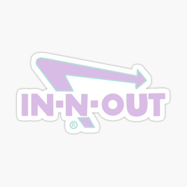 In n out Sticker
