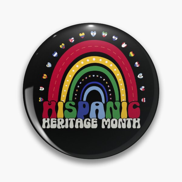Item preview, Hispanic Heritage Month Rainbow Heart Design designed and sold by Meaningfully.