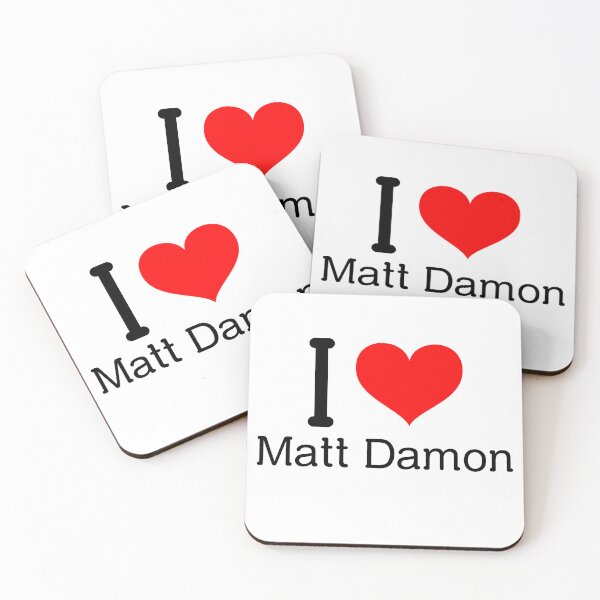 Item preview, I love Matt Damon designed and sold by NoelNimmad.