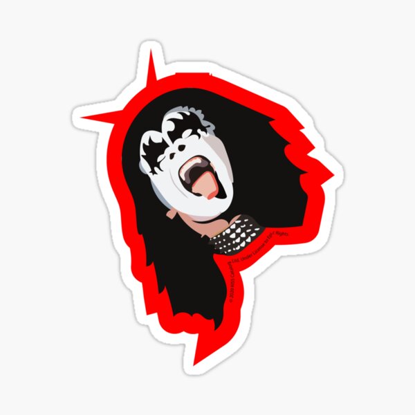 Item preview, KISS - The Demon Close up - Large Design  designed and sold by BrandonFurrer6.