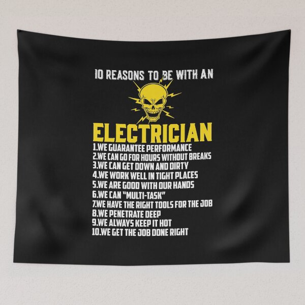 Item preview, 10 REASON TO BE AN ELECTRICIAN. / Elrctrician designed and sold by Tee Hub.