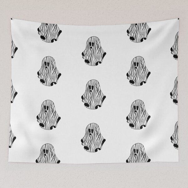 Item preview, Ghost wearing zebra print designed and sold by zaMAJAvanje.