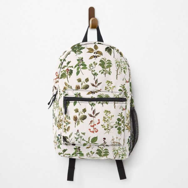Item preview, Herbarium Vintage Forest Plant Chart Aesthetic Pattern designed and sold by Nature Hues.