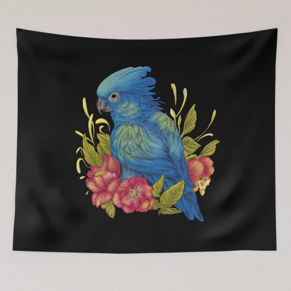 Item preview, Blue parrot, parrots designed and sold by DerSenat.