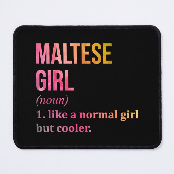 Item preview, Maltese Girl Definition Malta in Watercolor designed and sold by XCIV.