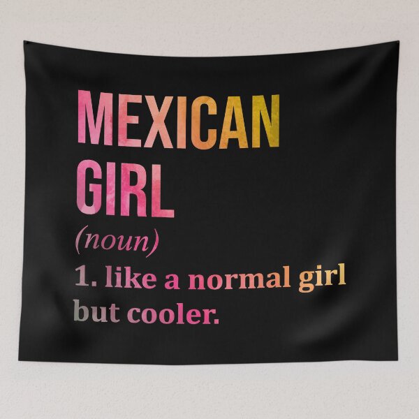 Item preview, Mexican Girl Definition Mexico in Watercolor designed and sold by XCIV.