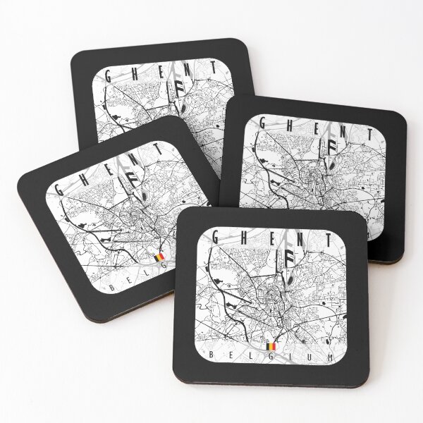 Item preview, GHENT MAP BELGIUM designed and sold by alleiga-ndstrom.