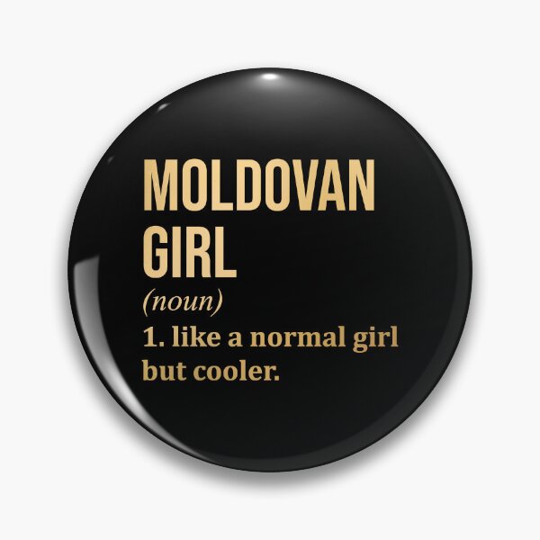 Item preview, Moldovan Girl Definition Moldova in Gold designed and sold by XCIV.