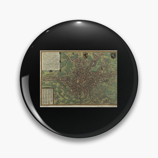 Item preview, Vintage Map of Ghent Belgium (1650) designed and sold by alleiga-ndstrom.