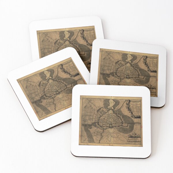 Item preview, Vintage Map of Ghent Belgium (1709) designed and sold by alleiga-ndstrom.
