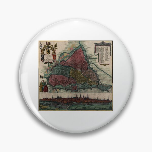 Item preview, Vintage Map of Ghent Belgium (1780) designed and sold by alleiga-ndstrom.