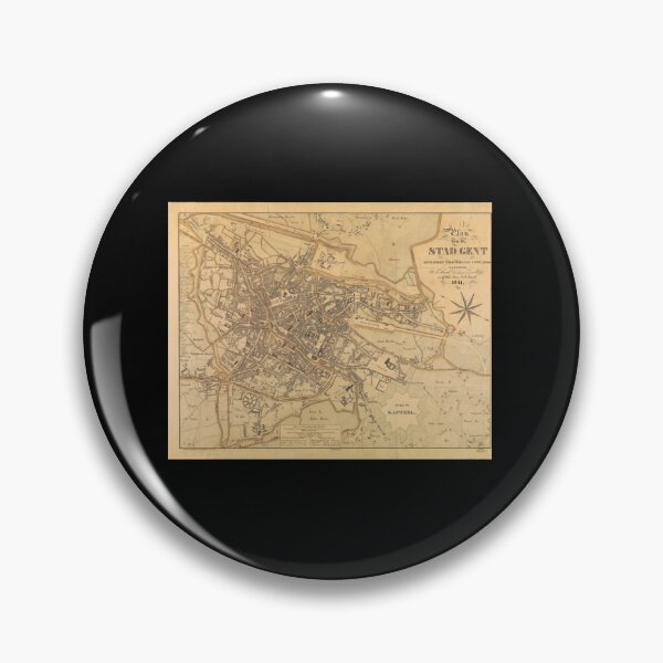 Item preview, Vintage Map of Ghent Belgium (1841) designed and sold by alleiga-ndstrom.