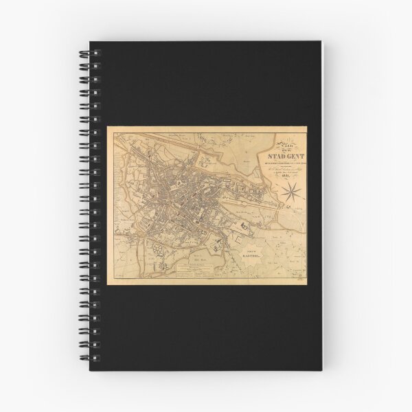 Item preview, Vintage Map of Ghent Belgium (1841) designed and sold by alleiga-ndstrom.