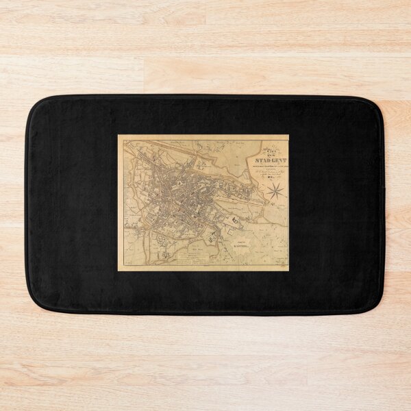 Item preview, Vintage Map of Ghent Belgium (1841) designed and sold by alleiga-ndstrom.