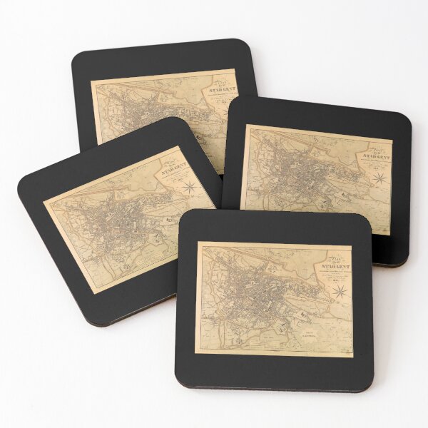 Item preview, Vintage Map of Ghent Belgium (1841) designed and sold by alleiga-ndstrom.