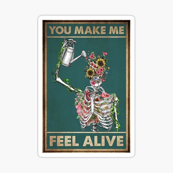 Feel Alive Stickers for Sale