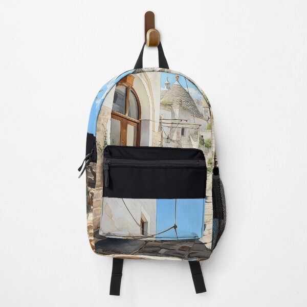 Item preview, Puglia Alberobello city watercolor painted designed and sold by Mickeymouse2023.
