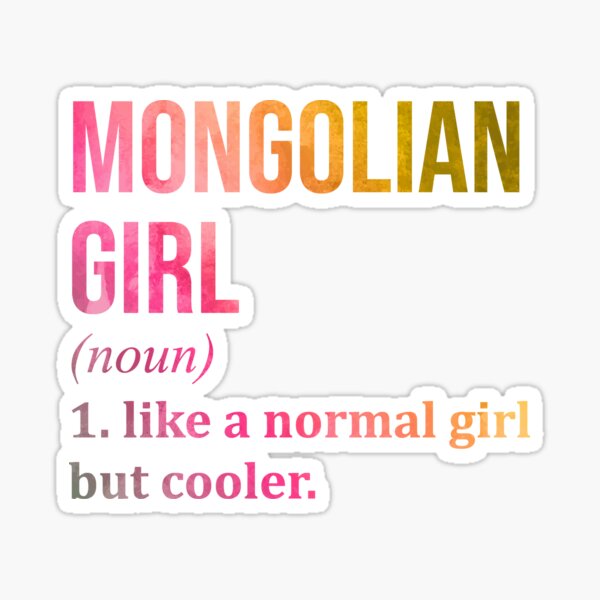 Aperçu de l'œuvre Définition de fille mongole Mongolie à l’aquarelle créée et vendue par XCIV.