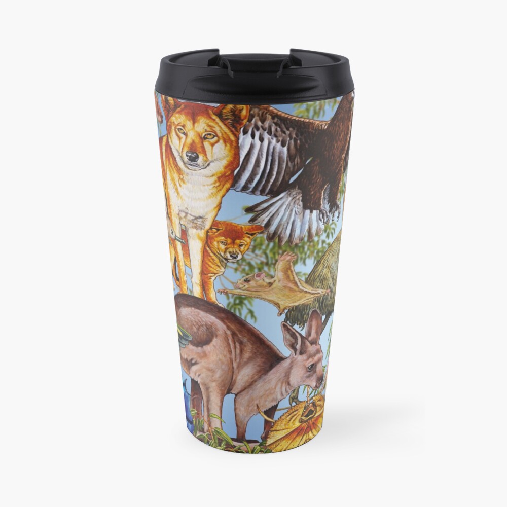 "Australian Animals" Travel Coffee Mug for Sale by iancoate Redbubble