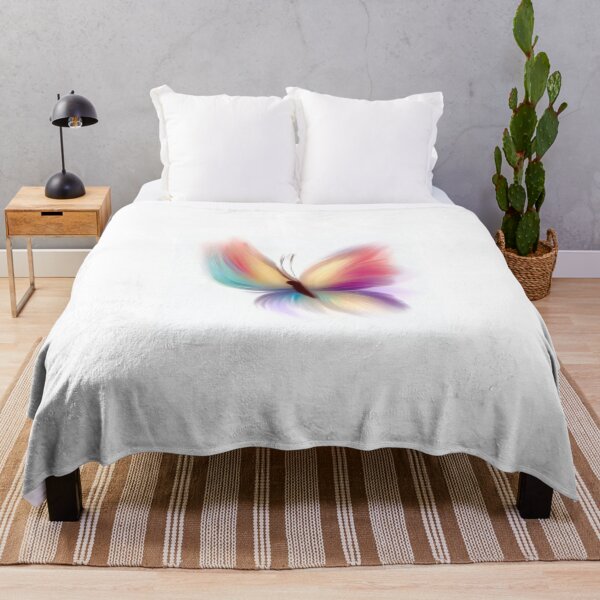 Item preview, Fluttering Colors: Brush Stroke Butterfly with Soft Lines designed and sold by ReplyGirl.