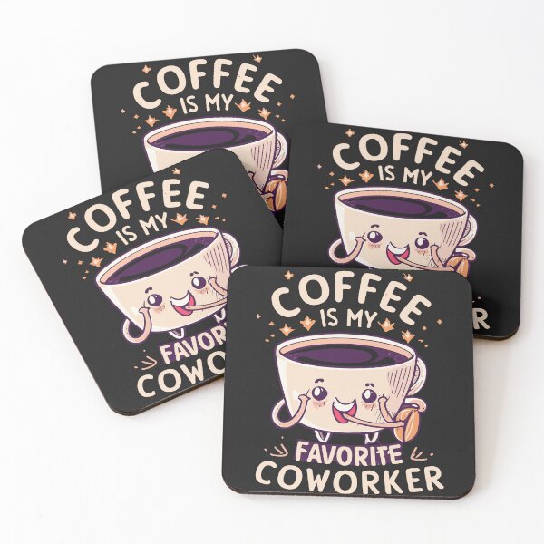 Item preview, Coffee is my favorite coworker designed and sold by OlivedesignsIN.