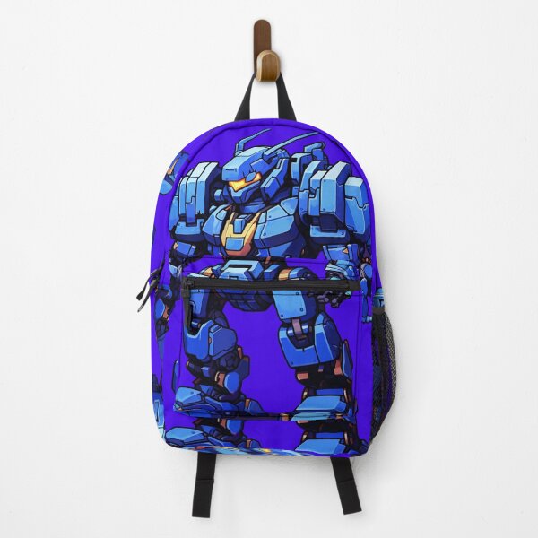 Item preview, Blue mecha with orange details designed and sold by Atelier-Arcano.