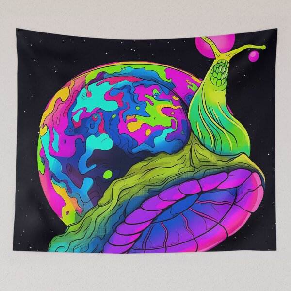 Item preview, "Galactic Escapade: Snail's Cosmic Odyssey" designed and sold by Art-Vortex-fr.