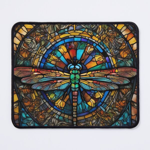 Item preview, Dragonfly Stained Glass Art designed and sold by druidwolfart.