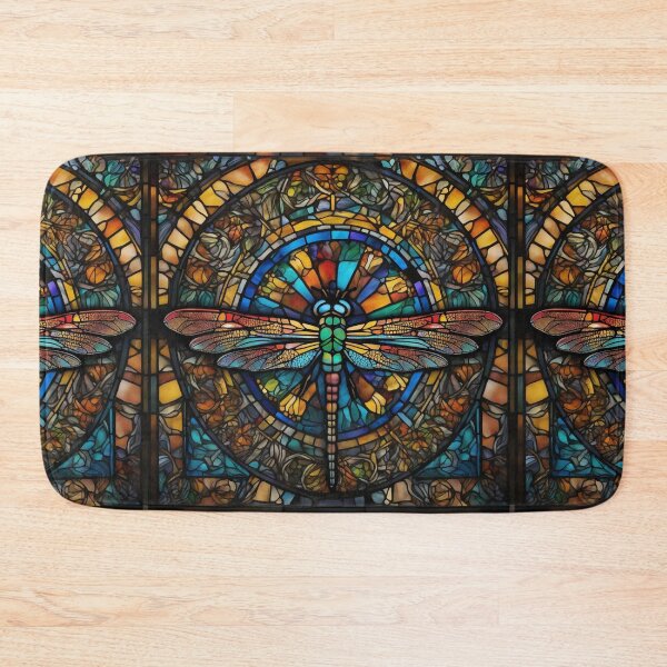 Artikelvorschau, Libelle-Buntglas-Kunst entworfen und verkauft von druidwolfart.