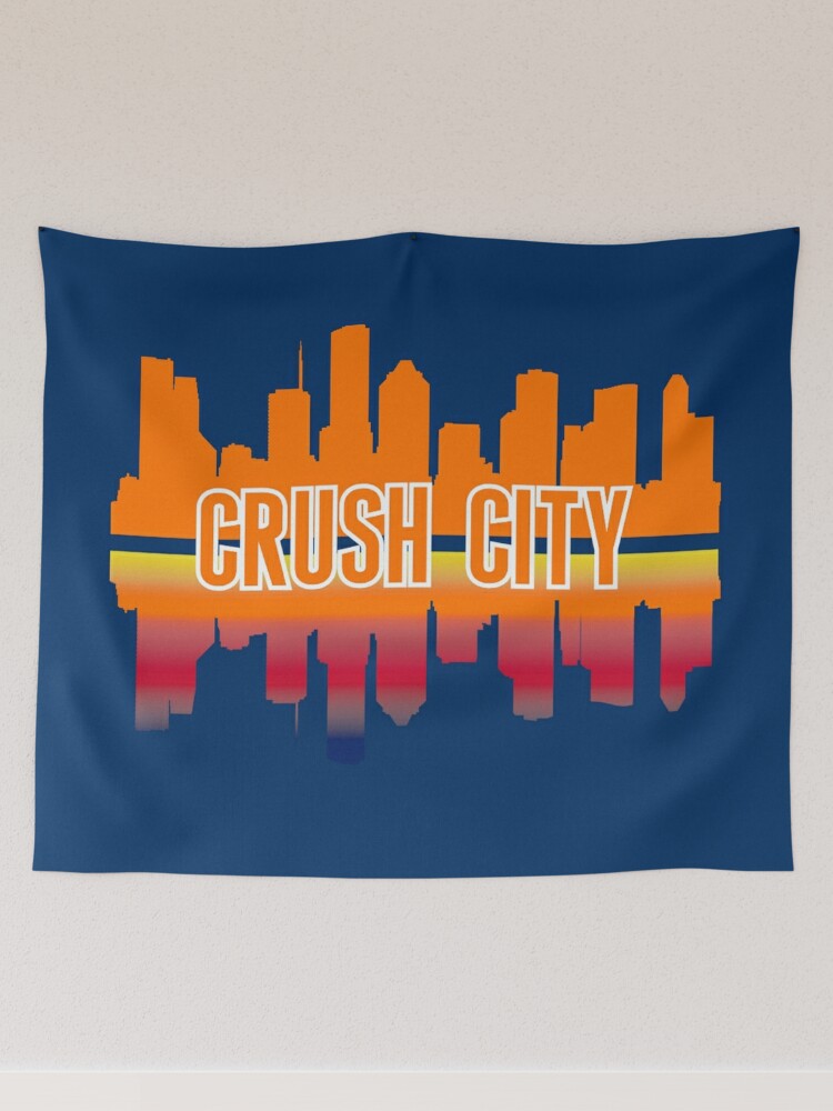 Houston Nickname Crush City Skyline | Art Board Print